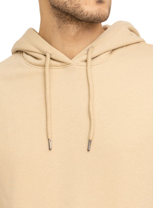 Beige Over Size Hoodie - Khotwh